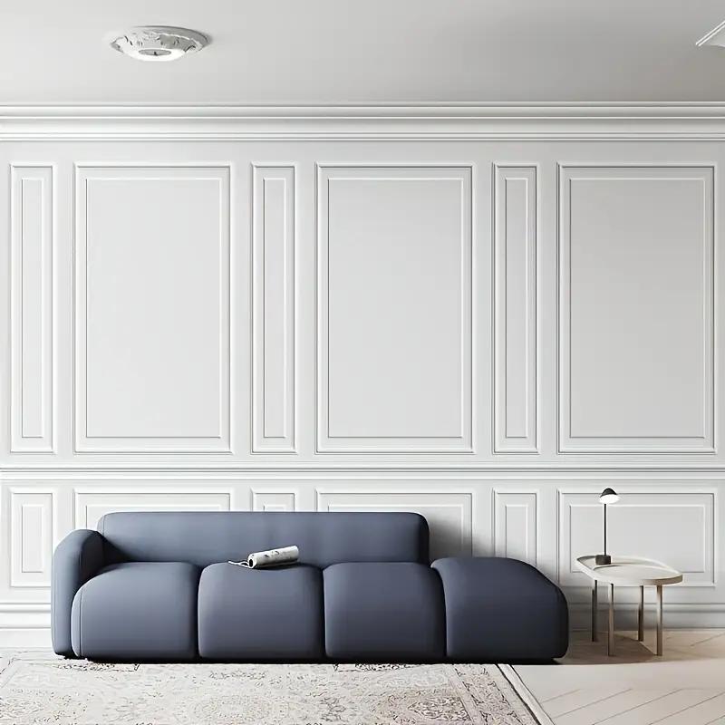 1 role elegantních samolepicích PVC dekorativních lišt - flexibilní a ohebné pro stěny, podlahy a skříňky, délka 3,3 stopy, Eur