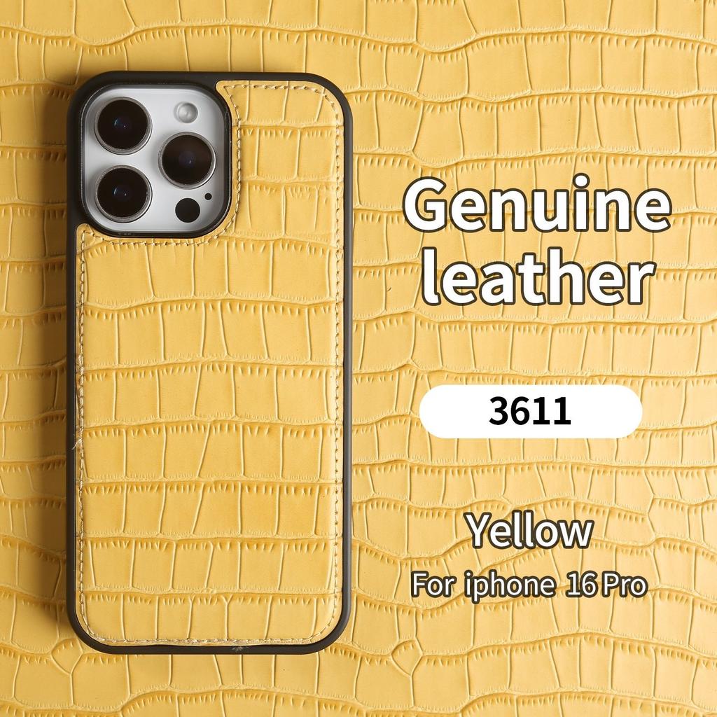 Etui z prawdziwej skóry krokodyla premium do iPhone'a 16 Pro Max 15 14 13 12 11 XR z tyłu ze skóry bydlęcej, ochronne