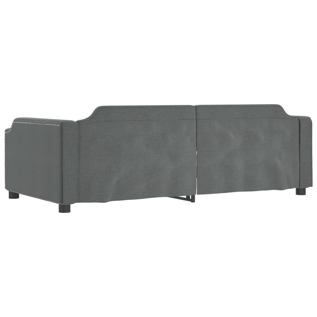 Vidaxl Extendable Daybed, Dark Grey, 80X200 Cm, Fabric