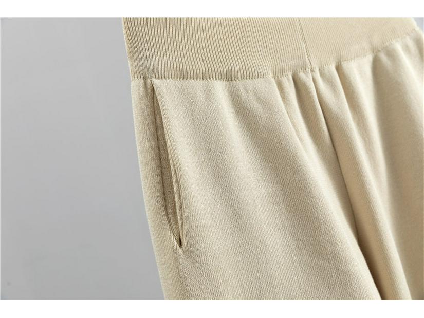 European Chic: Stylish Slimming Knitted Three-Piece Set for Women - Spring/Autumn Fashion