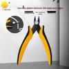 Angled Jaw Diagonal Cutting Pliers with Two-Color Handle, 4020 Wire Stripper/Cutter for Electricians