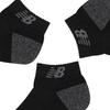 New Balance Low Cut Socks 3P Set LAS35205 BK S