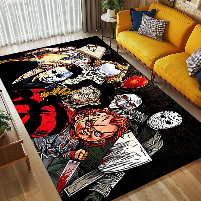 Horror Ikonen Wohnzimmer Rutschfester Teppich Weicher Teppich Für Schlafzimmer Spielzimmer Sofaecke Büro Heimdeko Fußmatte Weihnachtsgeschenk C926367