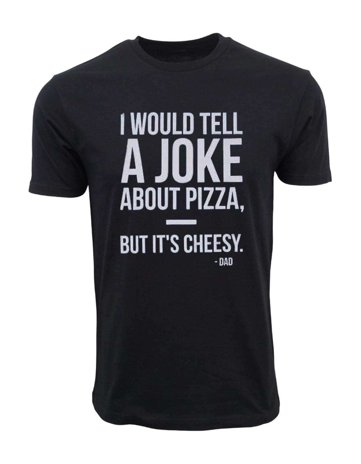 Men s Casual Graphic MENS DAD PIZZA JOKE GRAPHIC T SHIRT T-Shirt M