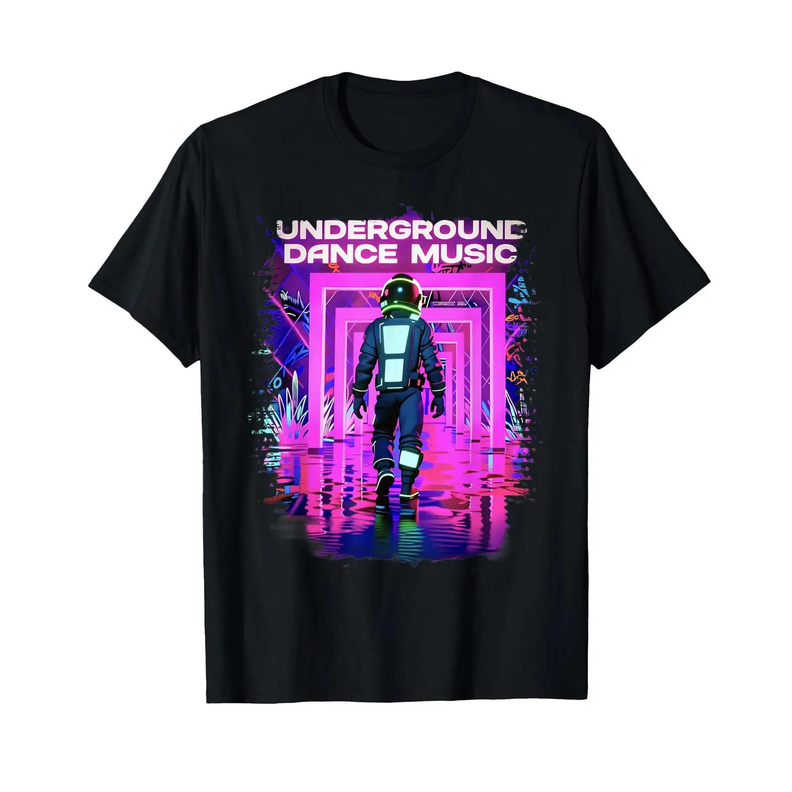 

Futuristic Astronaut Underground Dance Music T Shirt vintage Washed Versatile Slightly fashion homme Comfortable Stretched 5XL різнокольоровий