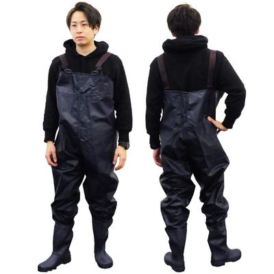 UPstore Viswaders, Borsthoogte Waders, 27cm Waders, Nylon Waders, Waterdichte Overall, Vispak met Zakken, Radiale Zool