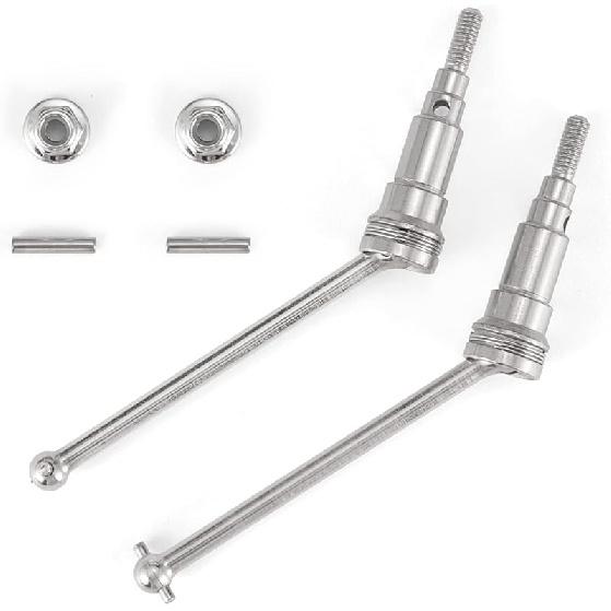 HAIBOXING 1/18 Steel Front CVD Drive Shafts, RC Parts for HBX18859 18858 18868 RC Cars Pins+Lock Nut M3 Included(M1884)