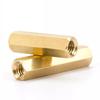2-5Pcs Brass Hexagon Double Pass Hex Male Female Standoff Pillar Stud Mount Spacer M5 M6 PCB Motherboard Hollow Bolt Screw
