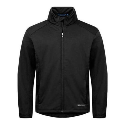 Joom Pertemba Fr - Apparel Men's Black Cutter & Buck Oak Harbor Water Resistant Soft Shell Jacket Cm