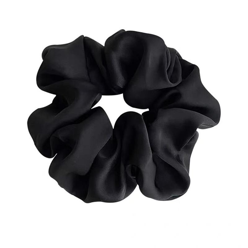 High-end Sense~simple Satin Large Intestine Hair Ring Ins Fat Intestine Hair Rope French Large Intestine Circle Satin Headband Women's Headwear