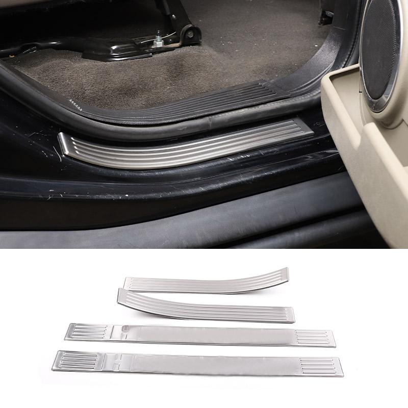 

For Hummer H2 2003-2009 Stainless Steel Car Door Sill Strip Door Sill Scuff Plate Decor Sticker Car Accessories