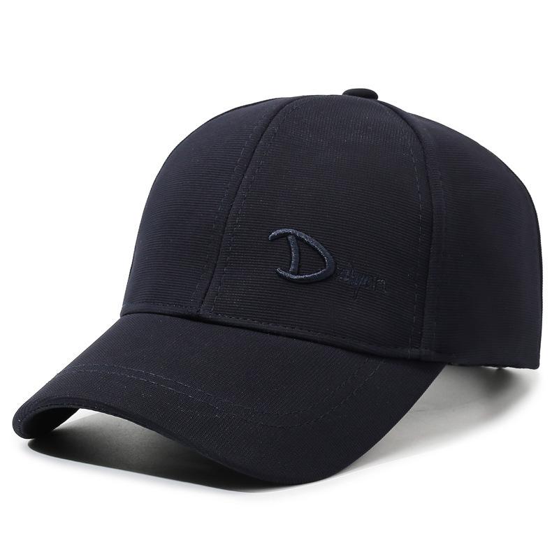 Enlarged And Widened Baseball Cap, Lengthened Brim 10.5Cm Men'S And Women'S Versatile Face Small Embroidered Sunshade Cap