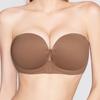 Sutien seamless push-up fără bretele, antiderapant, pentru bust mic - Body bandeau îngroșat, corector