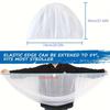 White Stretchy Mosquito Net for Strollers and Cribs Breathable Polyester Durable & Easy To Install Outdoor & Indoor Use