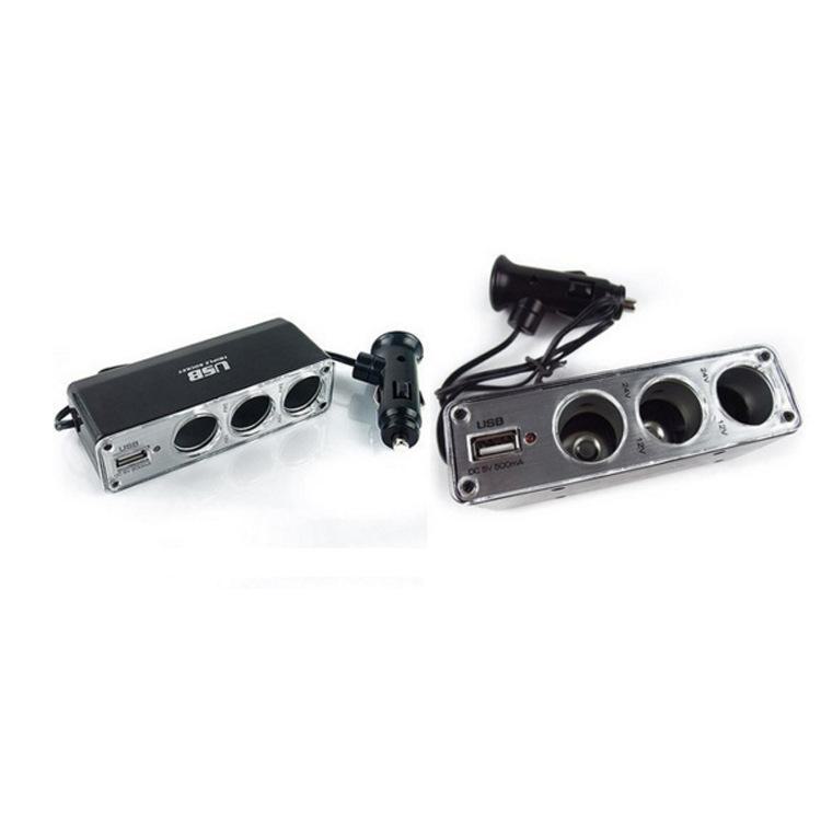 Universal 12/24V Car Cigarette Lighter Splitter