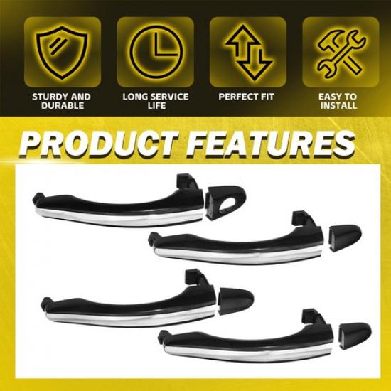 Front Side Interior Rear Door Handle For 2006-2011 2007 2008 2009 Hyundai Azera