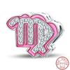 Brandneu Kupfer Metall 12 Tierkreis Glänzend Prinzessin Rosa Glücksbringer Perlen Komponenten Perlen Komponenten 3mm Do It Yourself Perfektes Geschenk Hohe Qualität Fein