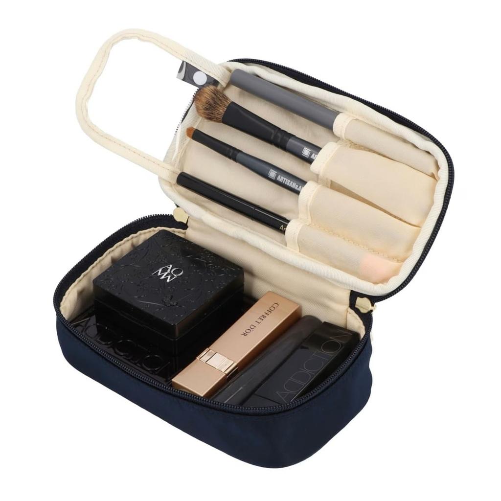 Functional Handy Makeup Dresser Mini Cosmetic Embroidery Pouch, Rouge, 5OP-ER601