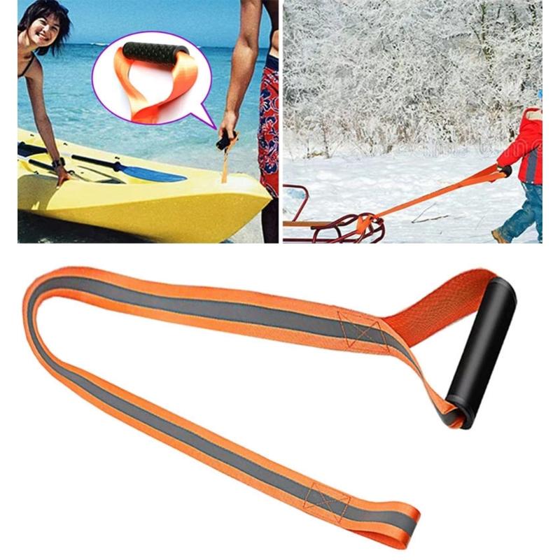 Deer Pulling Harness Nonslip Handle for Deer Hunting Deer Drag Harness Adjustable Hunting Reflective Deer Drags Rope