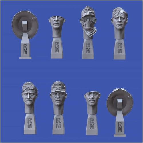Royal Model 1/35 WWII German Africa Corps DAK Headset (6-piece Resin Kit) RM949