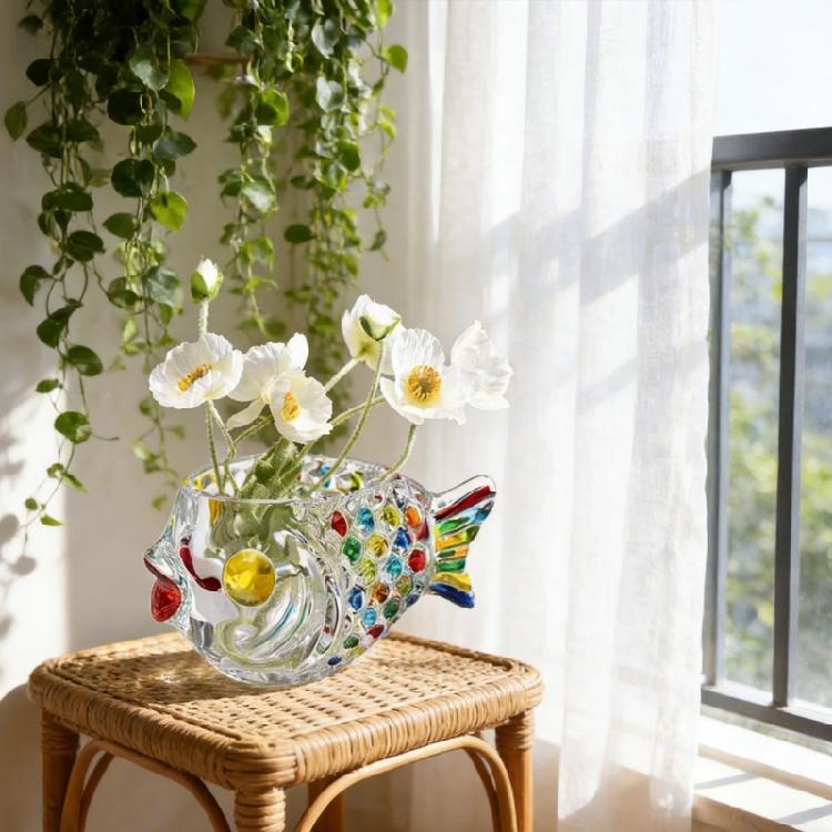 Glasvasen für Blumen Weithals-Blumenvasen Terrarien Hydroponischer Pflanzer Glas-Blumentopf für Tafelaufsätze Heimdeko