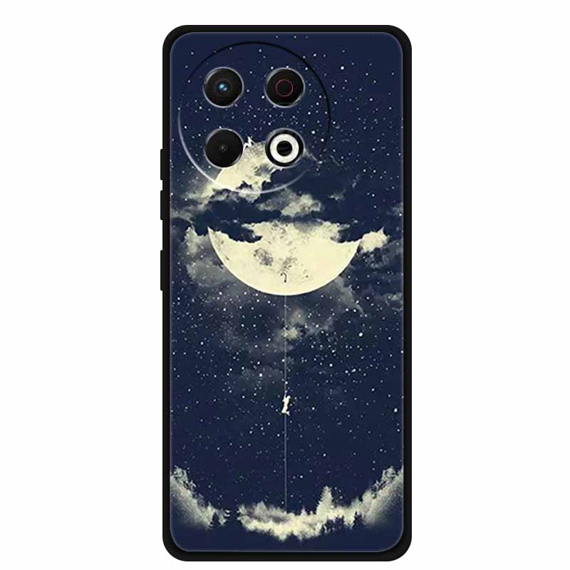 Für Tecno Spark 30 Pro 4G Hülle Spark30 Pro Hülle Schwarzes Silikon Weiche Rückseite Hülle Für Tecno Spark 30 Pro Handyhülle 30Pro Tasche