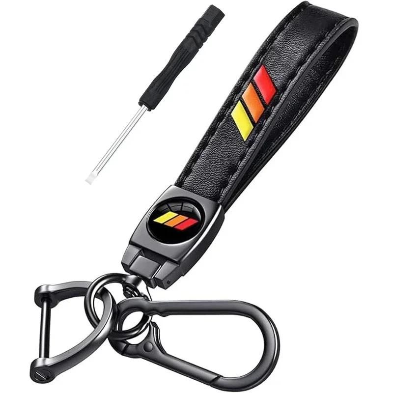 2025 Hot Luxury Leather Keyring Fashion Car Logo Keychain Pendant for Volkswagen Golf Passat Jetta Touareg Tiguan Polo Sharan Sa