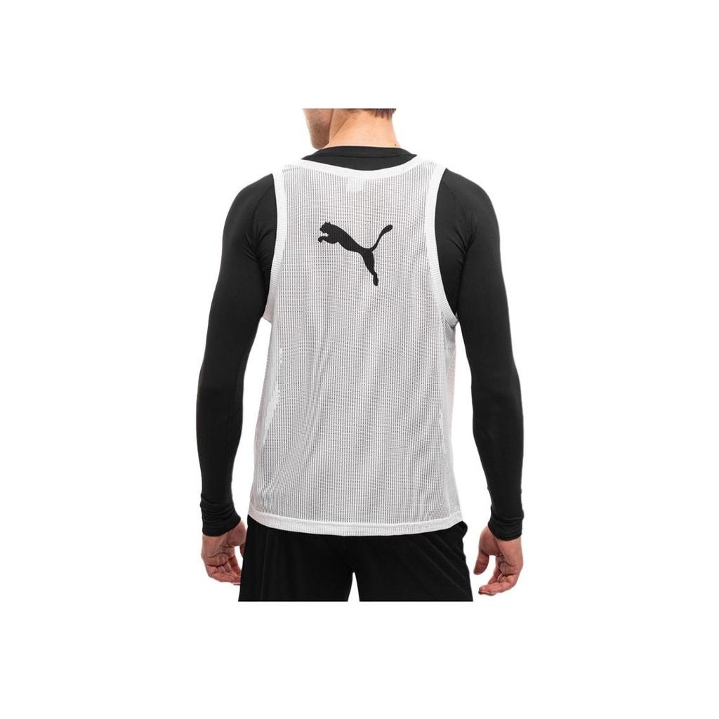 Puma Okrągły Dekolt Bez Rękawów Logo Tank Top Męskie Topy Biały 657251-04