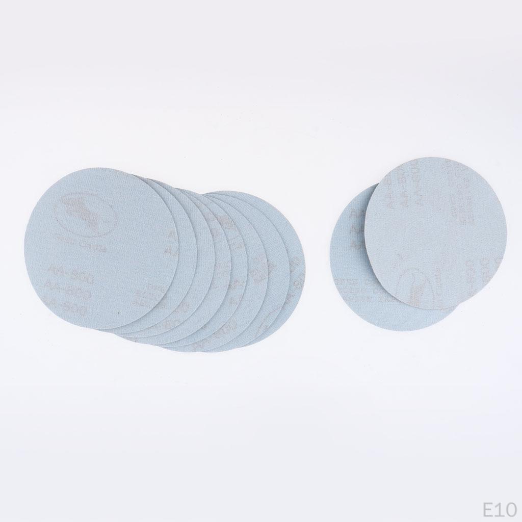 10Pcs 120mm 5inch 80-800Grit Discs Sanding Polishing Pad Equipment Oscillating Tool Pads