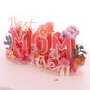 Regalo para el Día de la Madre Tarjeta de Felicitación Creativa 3D Gratitud Madre Postal Flores Bendición Tarjeta de Felicitación para la Madre