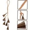 1PC Wind Chime 6 Bells Fortune with Hanging Rings for Indoor Outdoor Use Home Decoration