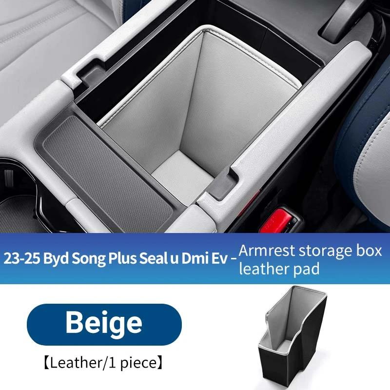 For BYD Song Plus Dmi Ev Seal U -2025 Center Console Storage Armrest Organizer Box Protector Mat Scratch Wear resistant