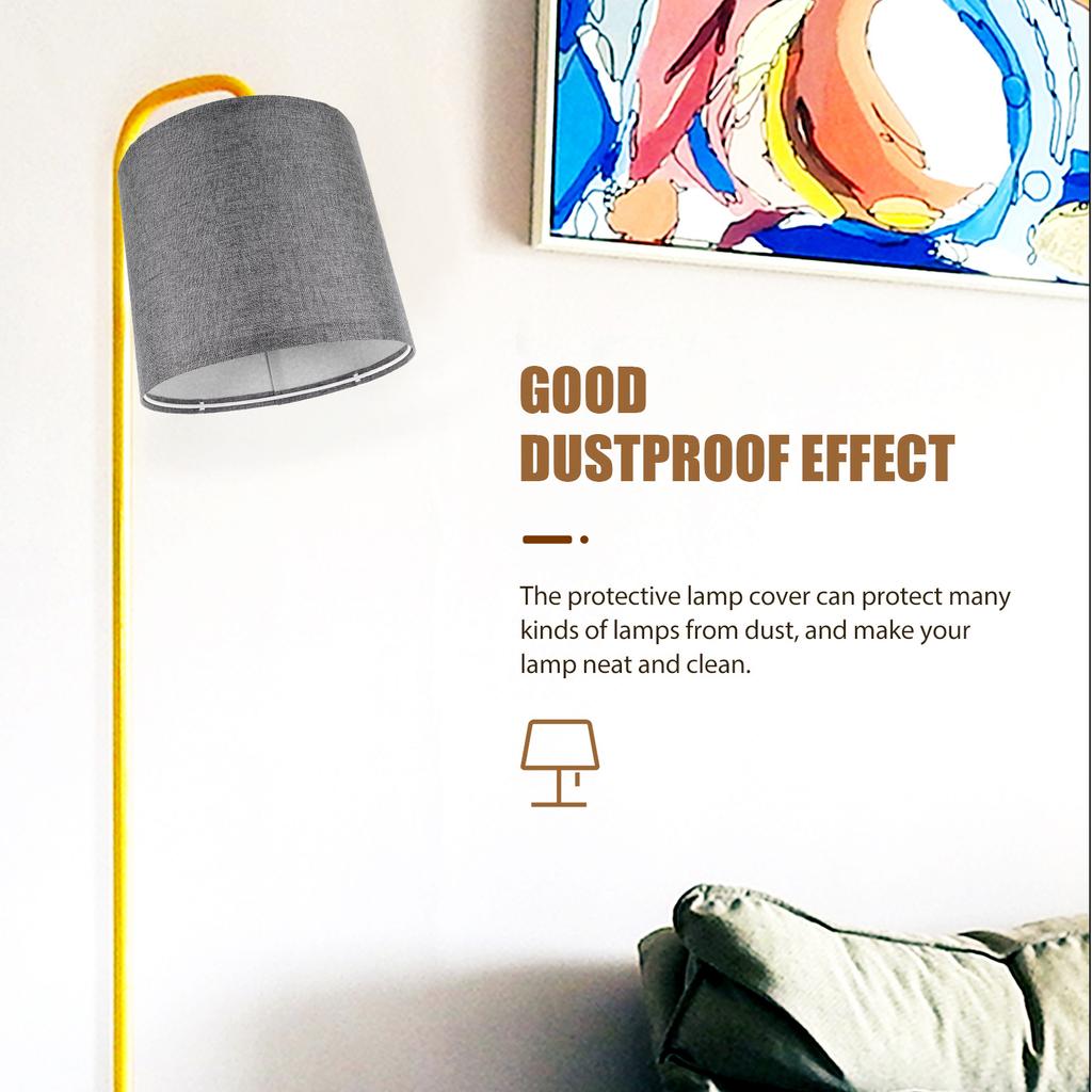 Chandelier Shade Linen Lampshade Man Vintage Decor Lampshades for Ceiling Lights