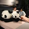 Large Sweater Panda Throw Pillow Plush Toy Doll Black And White Panda Doll Girl Sleeping Doll