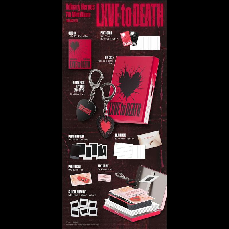 [Pre-order] (MD Ver.) Xdinary Heroes - LXVE To DEATH 7th Mini Album + Free Gift