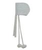 Taibseobiseu Fluffy Sequin Strap Hat [Light Gray]