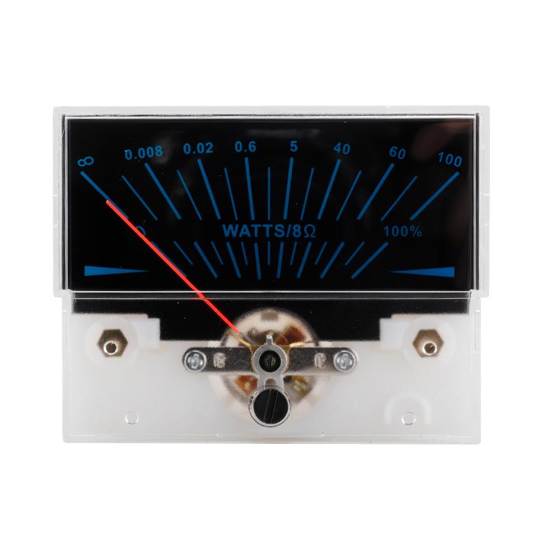 High-Precision Analog Audio Vu Meter Power LED Display for Amplifier Level Signal Stereo DB Indicator with Bo Music Light