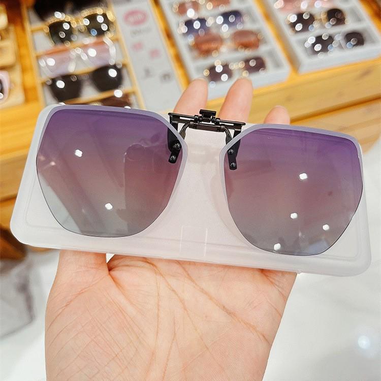 Rimless Polarized Clip-on Prescription Sunglasses: Fashionable Outdoor & Night Vision