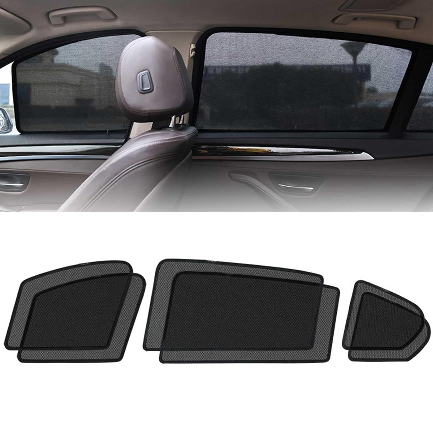Compatible with new model sunshade Mercedes Benz GLC C253 Coupe 6 side windows