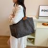 Leopard print large-capacity casual handbag women's new personalized fashion trend commuter shoulder underarm tote bag