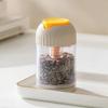 3Pcs Plastic Quantitative Salt Control Bottle Sealed Salt Jar Seasoning Can  for Home