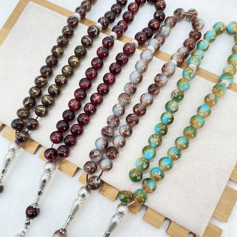 Comfortable Beaded Bracelet Rosary Chain Stylish Wrist Jewelry Beads Bracelet Religious Jewelry Suitable for Meditation