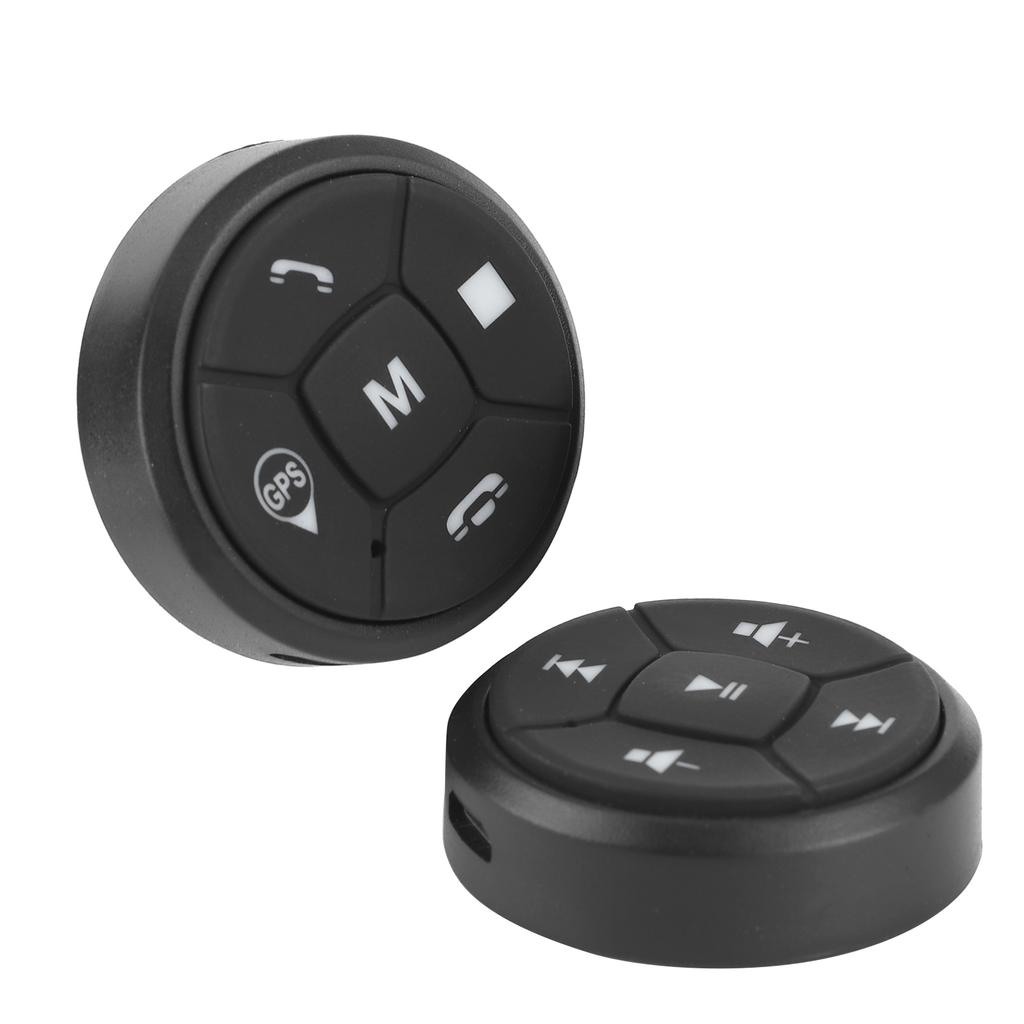 Steering Wheel Button Controller Car Steering Wheel Wireless Steering Wheel Control Button Volume GPS Wireless Controller Switch
