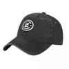 White CZ Guns Logo Baseball Caps Fashion Denim Fabric Hats Outdoor Adjustable Casquette Hip Hop Baseball Cowboy Hat