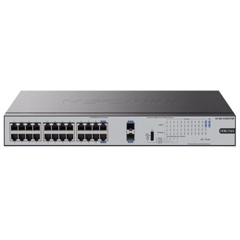 H3C S1226FX-HPWR 24-Port Gigabit PoE Unmanaged Switch