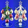 Four Cart Cute Handmade Glass Drop Tree Milky