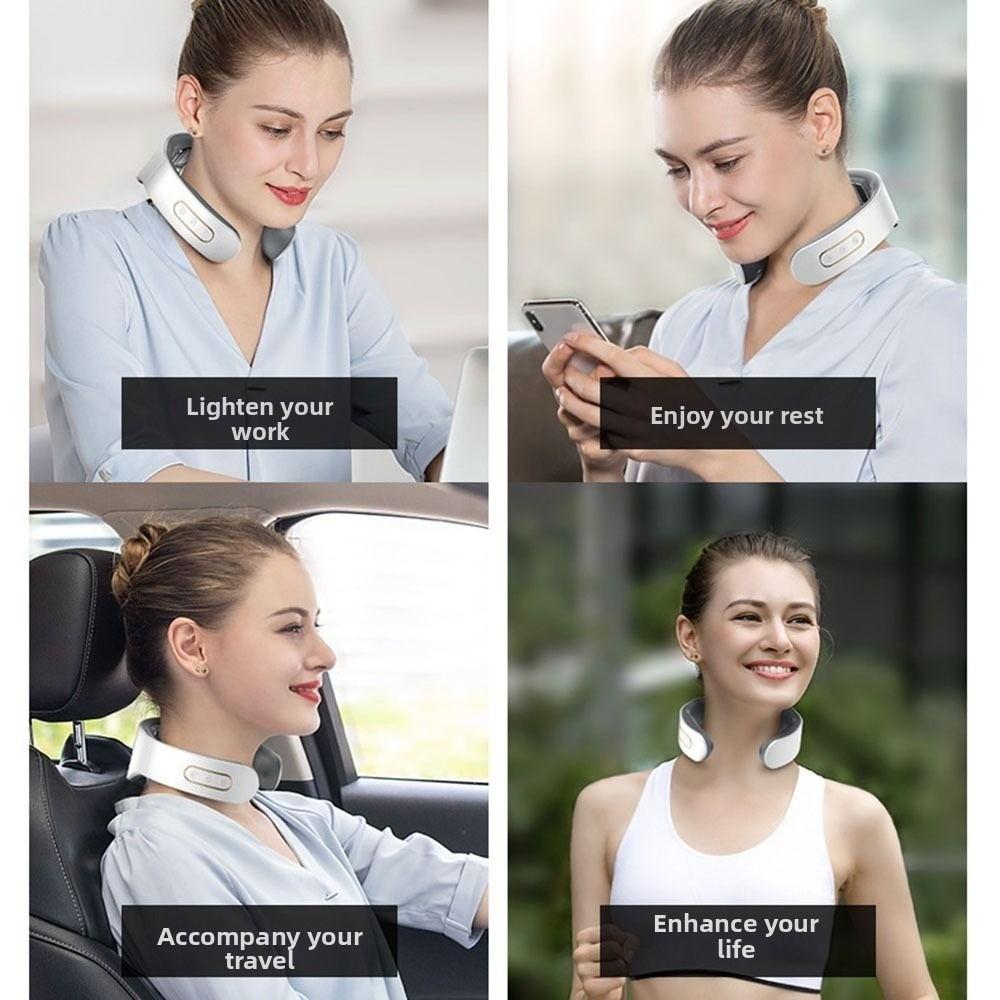 8-Head Neck Massage Instrument Intelligent Neck Massager Smart Cervical Spine Massager Home Use