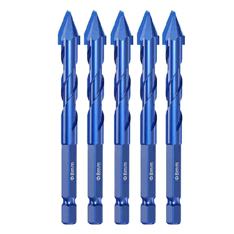 High Strength Eccentric Twist Drill Bits Oblique Head Eccentric Glass Tile Drilling Concrete Drill Bit Set