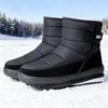 Men's Shoes: Snow Boots, Large-sized High-top Cotton Shoes with Fleece Cotton Boots, Thick-soled Outdoor Warm Men's Boots
