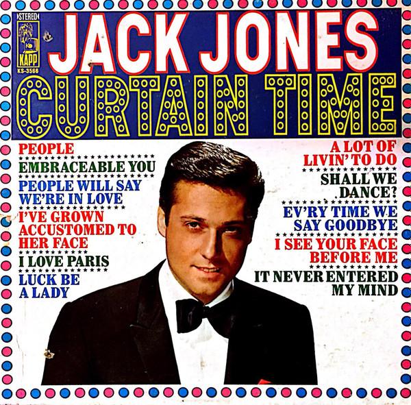 

LP Record JACK JONES Curtain Time KS3566 KAPP 1968 US Pop Used